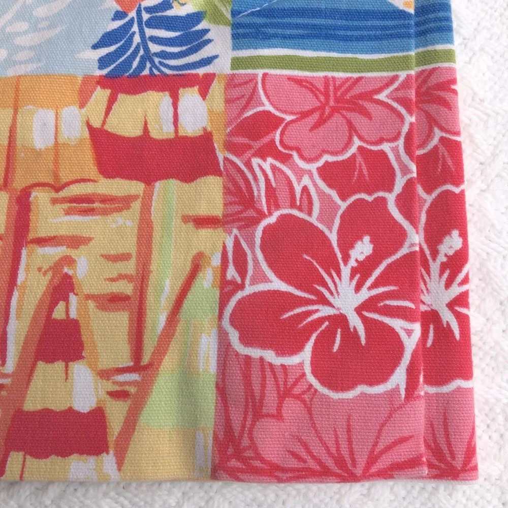 TALBOTS TROPICAL BEACH PATCHWORK SKIRT